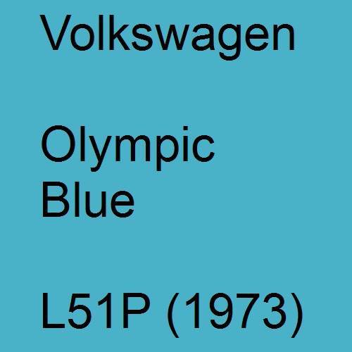 Volkswagen, Olympic Blue, L51P (1973).